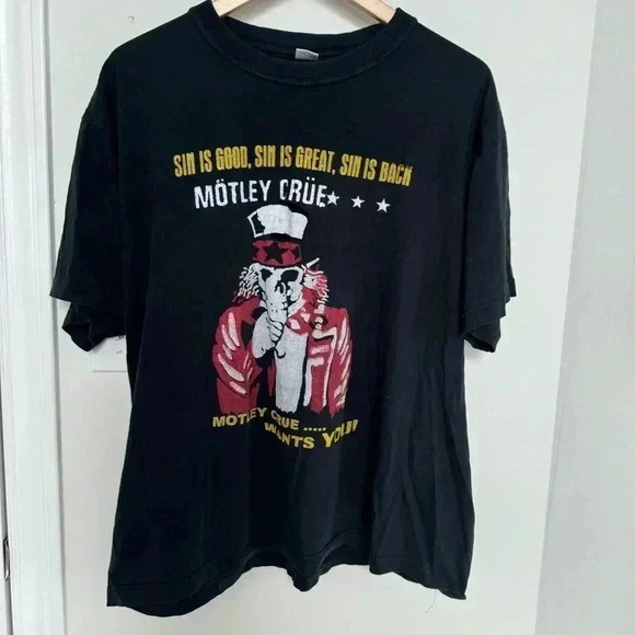Motley crue 2005 y2k tour band tee XXL - Picture 2 of 6